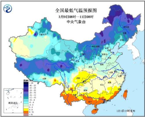 寒潮预警:西北华北等地将现降雪