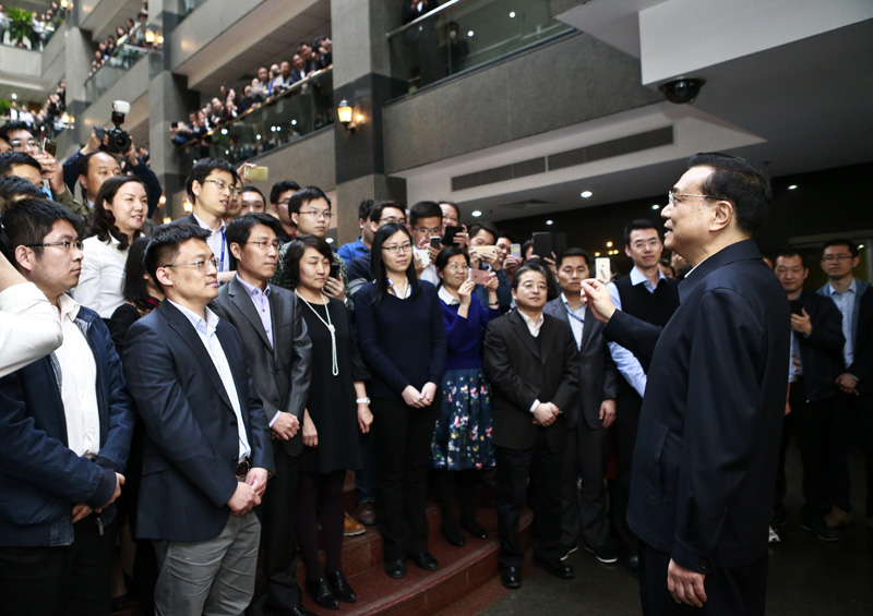 李克强:扎实做好全面实施营改增各项工作 在深化改革中促进稳增长调结构增动能 中国日报 冯永斌 摄