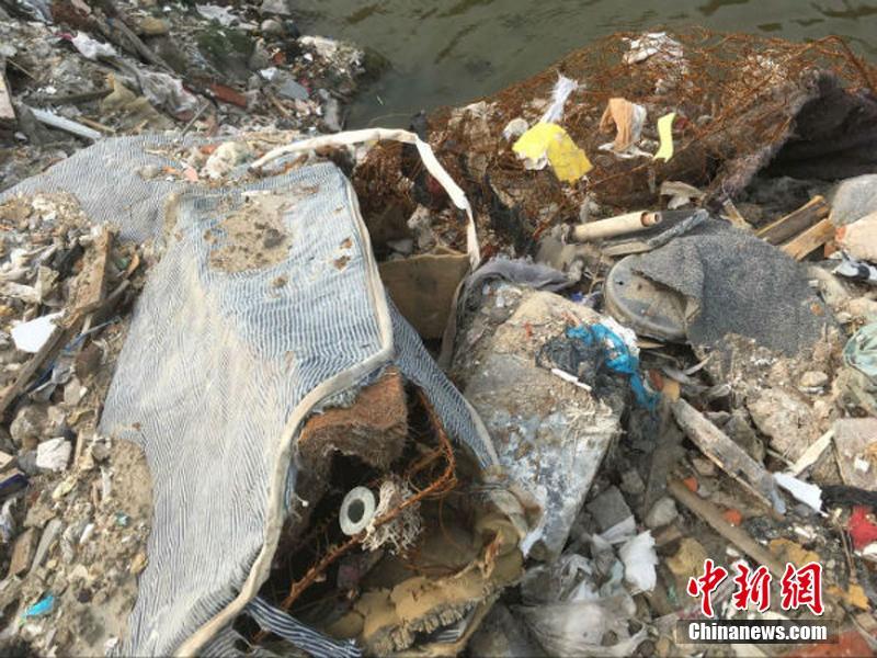 上海垃圾倾倒江苏南通 多为装修垃圾(2)
