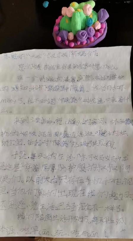 暖心有爱!北京市民“别出心裁”致谢“大白” 暖心有爱!北京市民“别出心裁”致谢“大白”