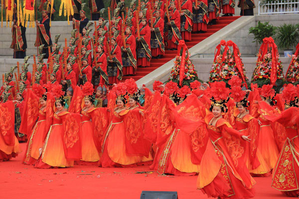 戊戌（2018）年清明公祭轩辕黄帝典礼在陕西举行