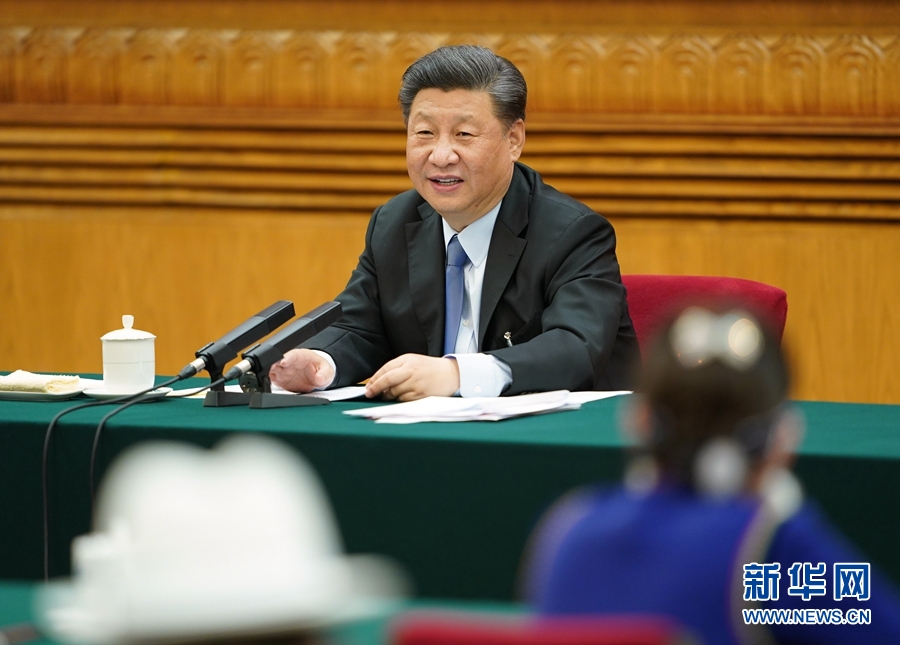 习近平参加内蒙古代表团审议