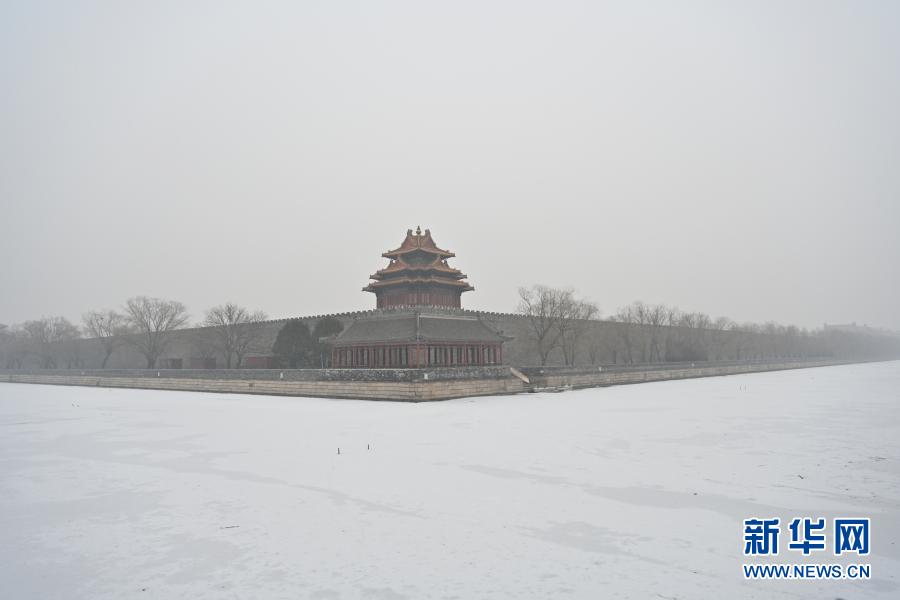 北京迎降雪