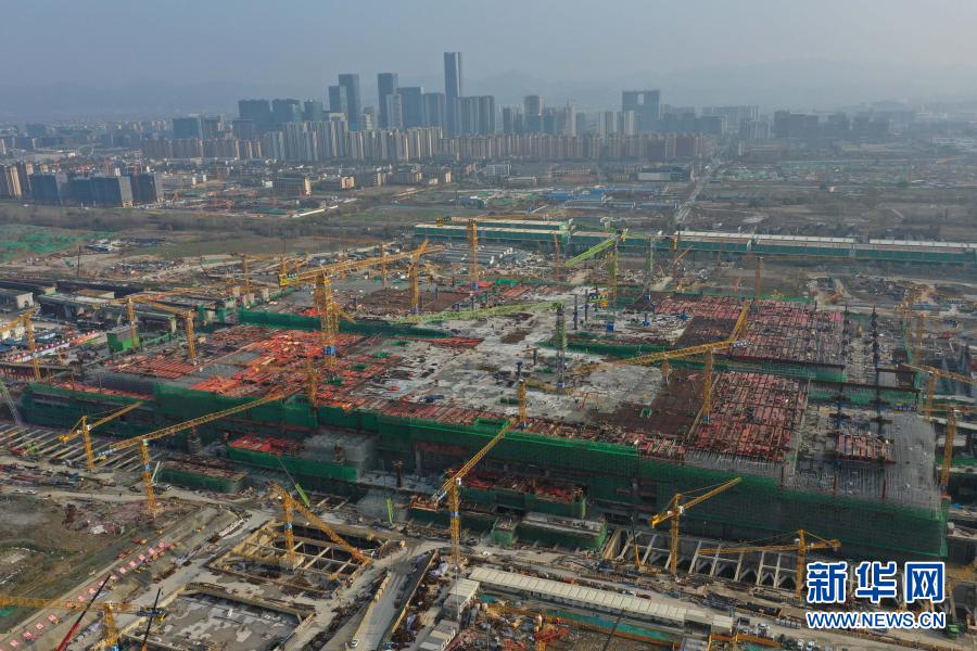 杭州西站枢纽工程建设有序推进
