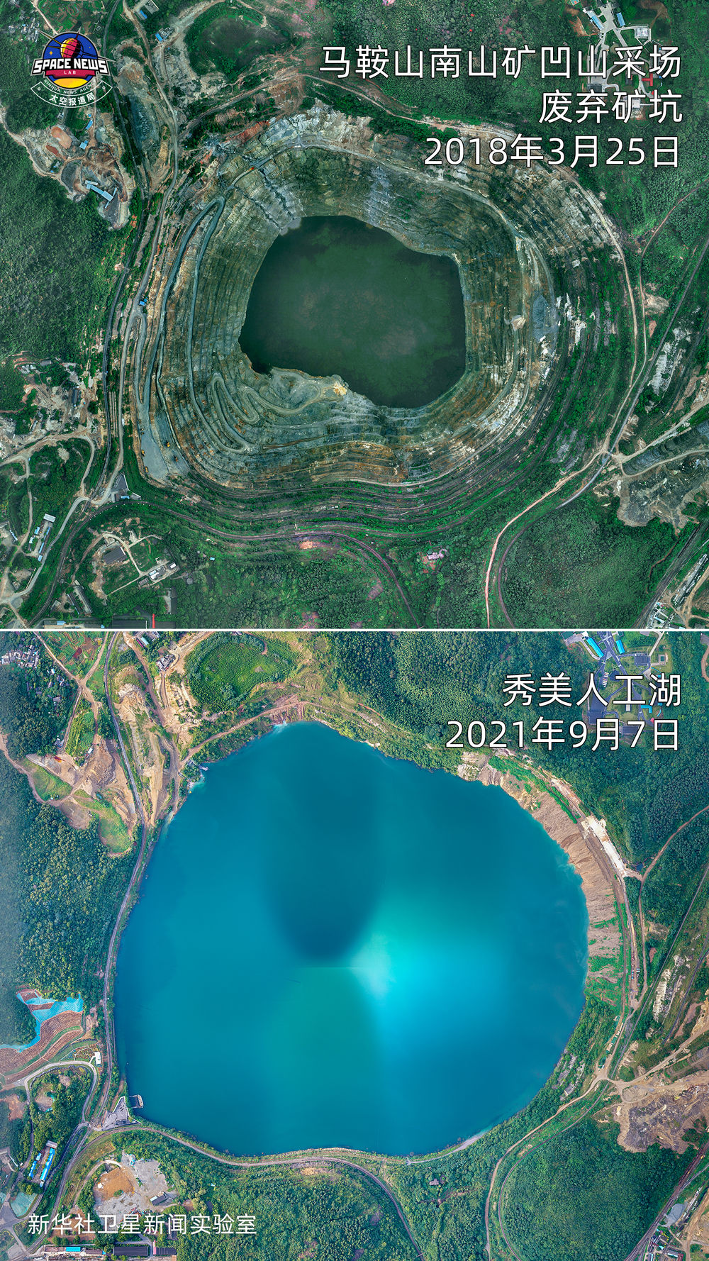 卫星新闻 | 这段长江的生态蝶变，太空视角也看得清清楚楚！