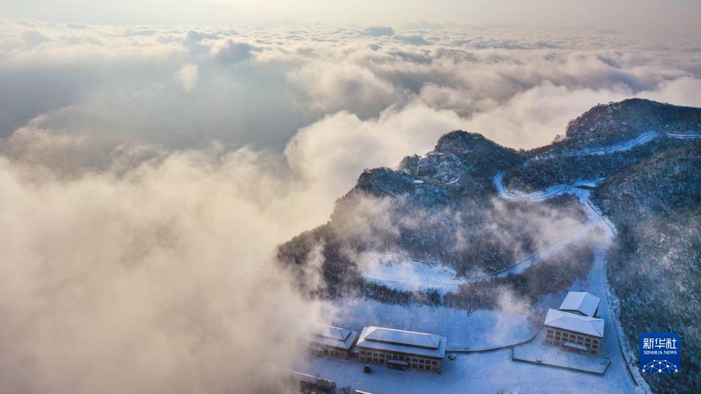 陕西汉中：龙头山雪中仙境