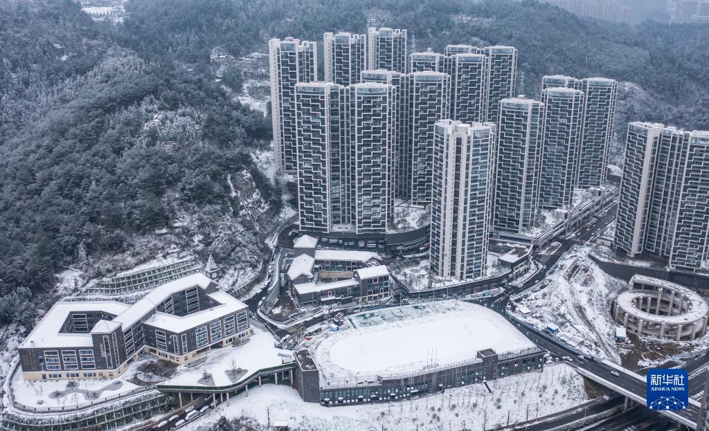 贵阳迎来降雪