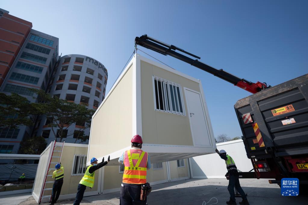 探访中央援建香港青衣方舱医院