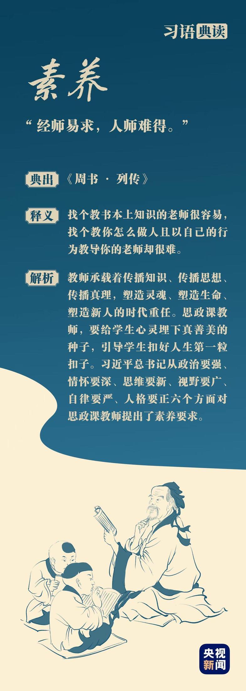 "在讲话中,总书记旁征博引,围绕新时代培养什么人,怎样培养人,为谁