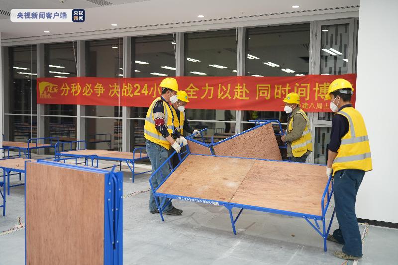 上海新建樓宇48小時改建為方艙醫院 可提供床位3500張