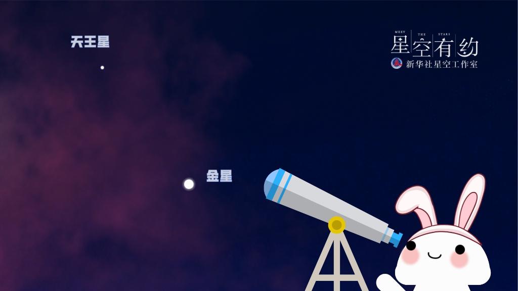 星空有约丨11日金星合天王星 看“爱神”会“天神”
