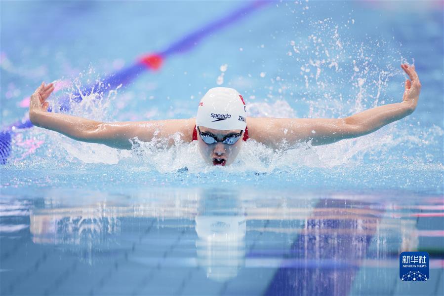 （体育）（3）游泳——世锦赛：张雨霏获得女子100米蝶泳铜牌