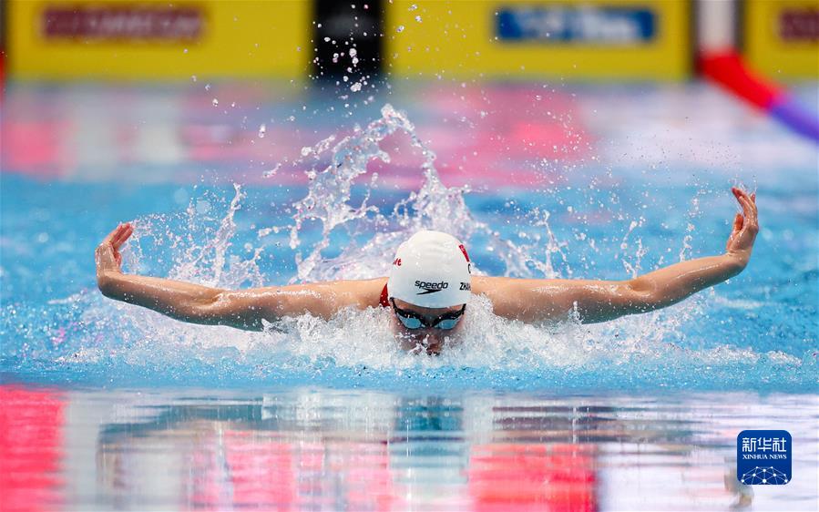 （体育）（9）游泳——世锦赛：张雨霏获得女子100米蝶泳铜牌