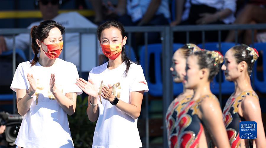 （体育）（10）游泳——世锦赛：中国队夺得花游集体技术自选冠军