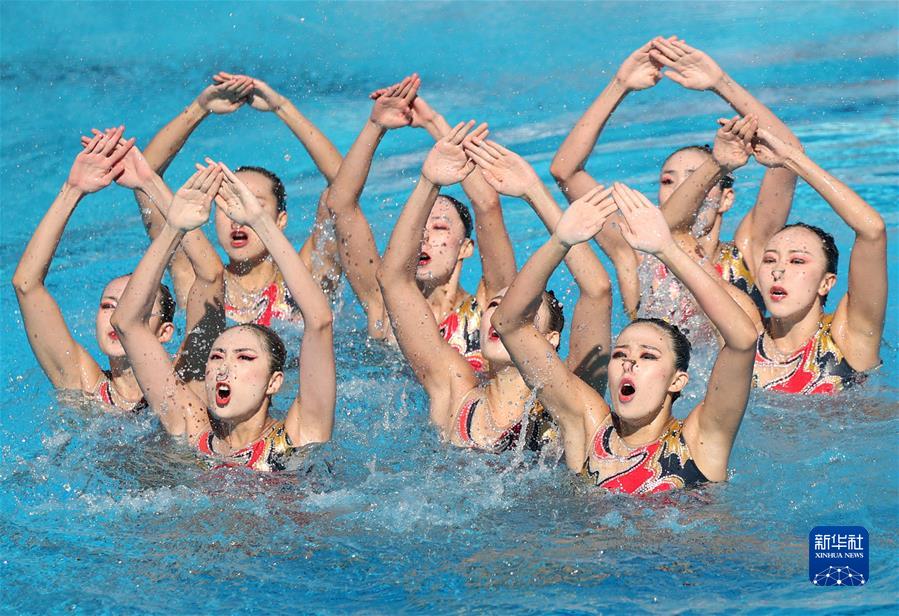 （体育）（14）游泳——世锦赛：中国队夺得花游集体技术自选冠军
