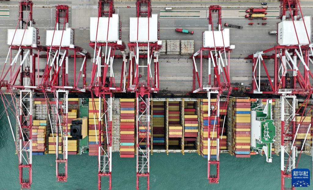 青岛港外贸集装箱吞吐量逆势增长