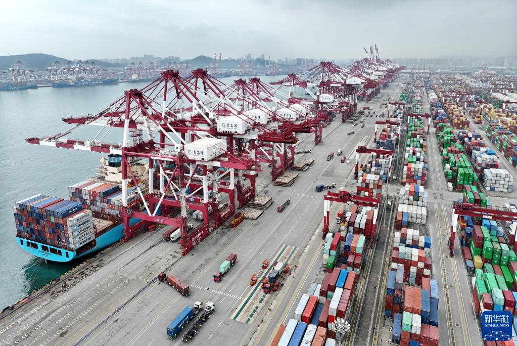 青岛港外贸集装箱吞吐量逆势增长