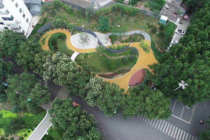 山西高平建設口袋公園打造百姓身邊的微幸福