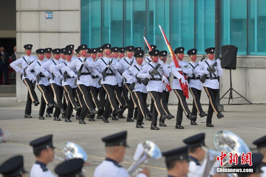 香港特区政府举行国庆升旗仪式