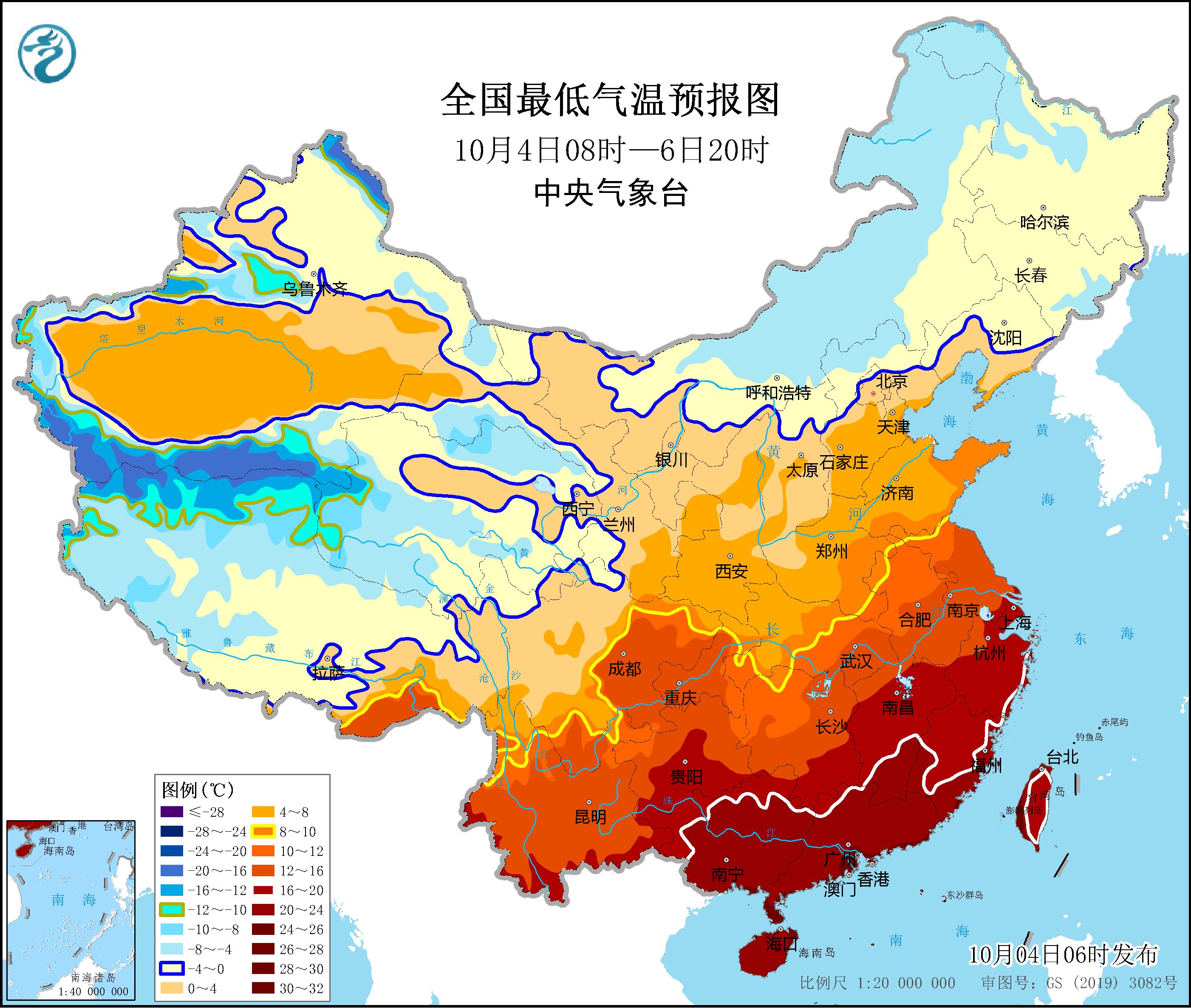 寒潮天气将终结南方高温 四川陕西等地较强降水有所减弱
