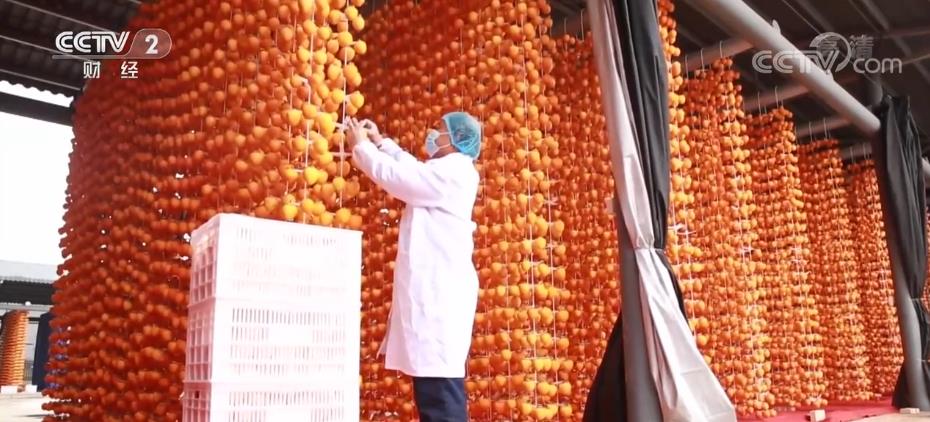 陕西富平优质柿饼出口韩国 拓宽市场助农增收