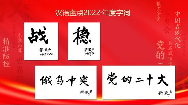汉语盘点2022揭晓：“中国式现代化”“新型实体企业”等入选年度十大新词语