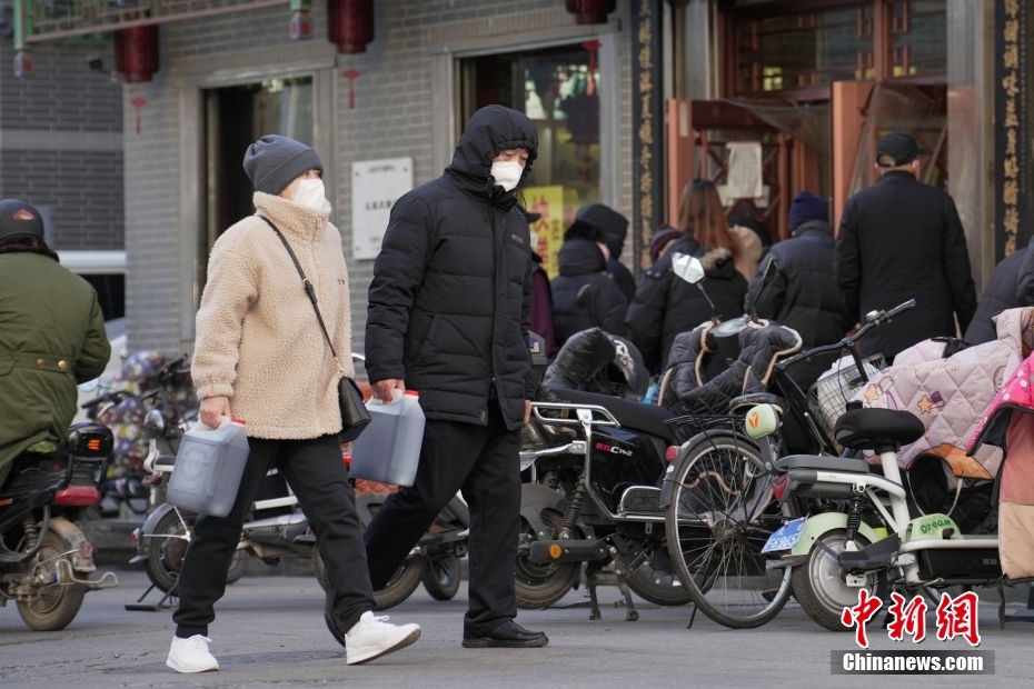 山西民众打散醋迎春节