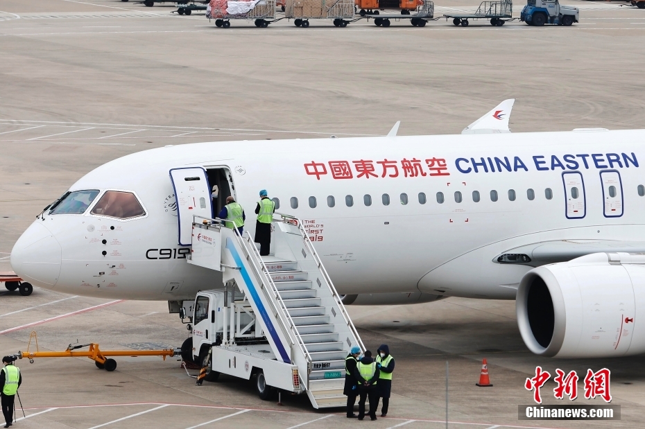 全球首架c919国产大飞机开启100小时验证飞行
