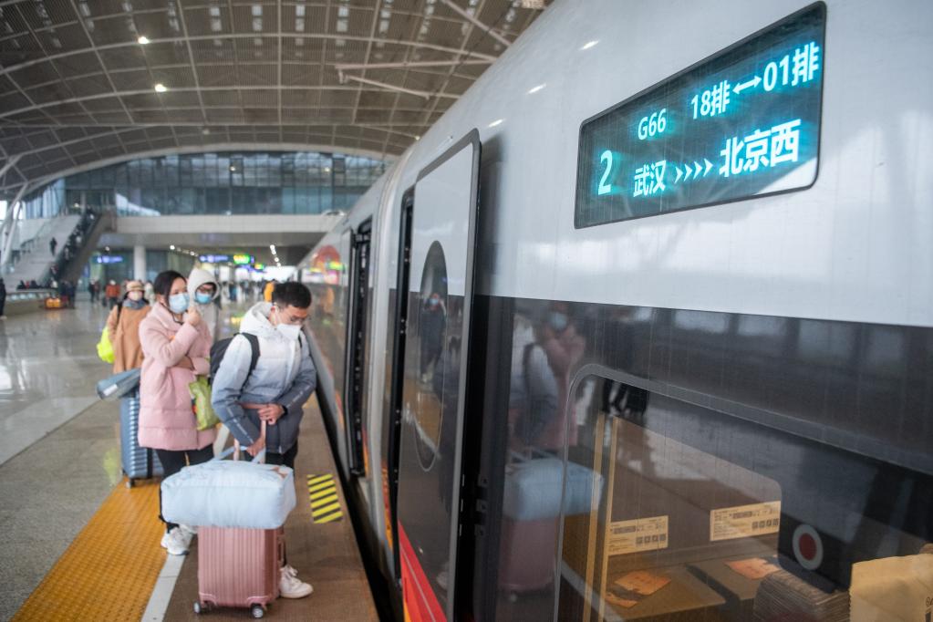 团圆新春路丨特写：“回家的人可真多”——武汉火车站春运首日见闻