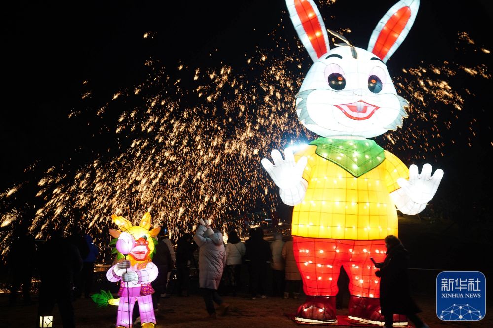 新华全媒+|镜头里的中国年：兔年拍“兔”