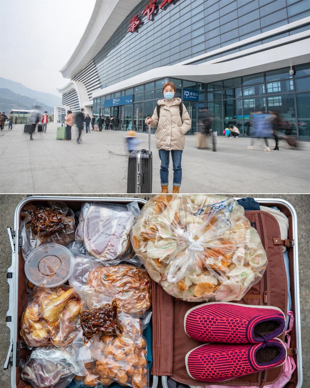 镜头里的中国年——离家的行囊