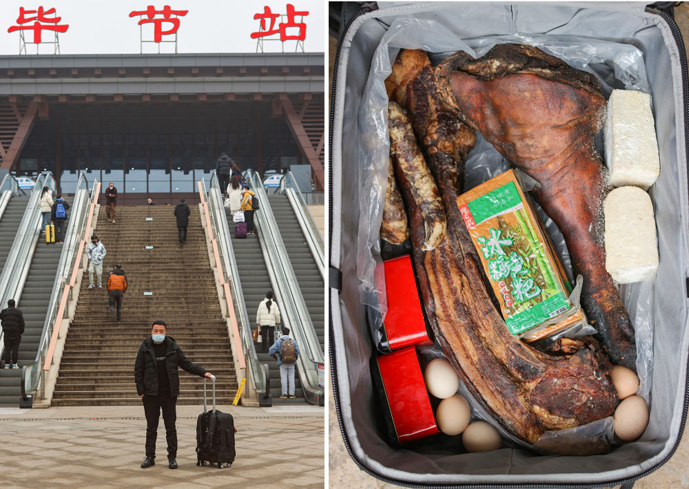 镜头里的中国年——离家的行囊
