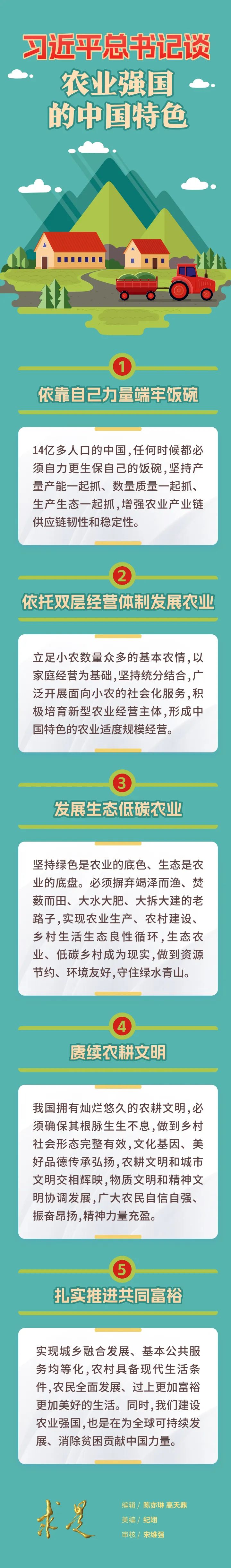 习近平总书记谈农业强国的中国特色