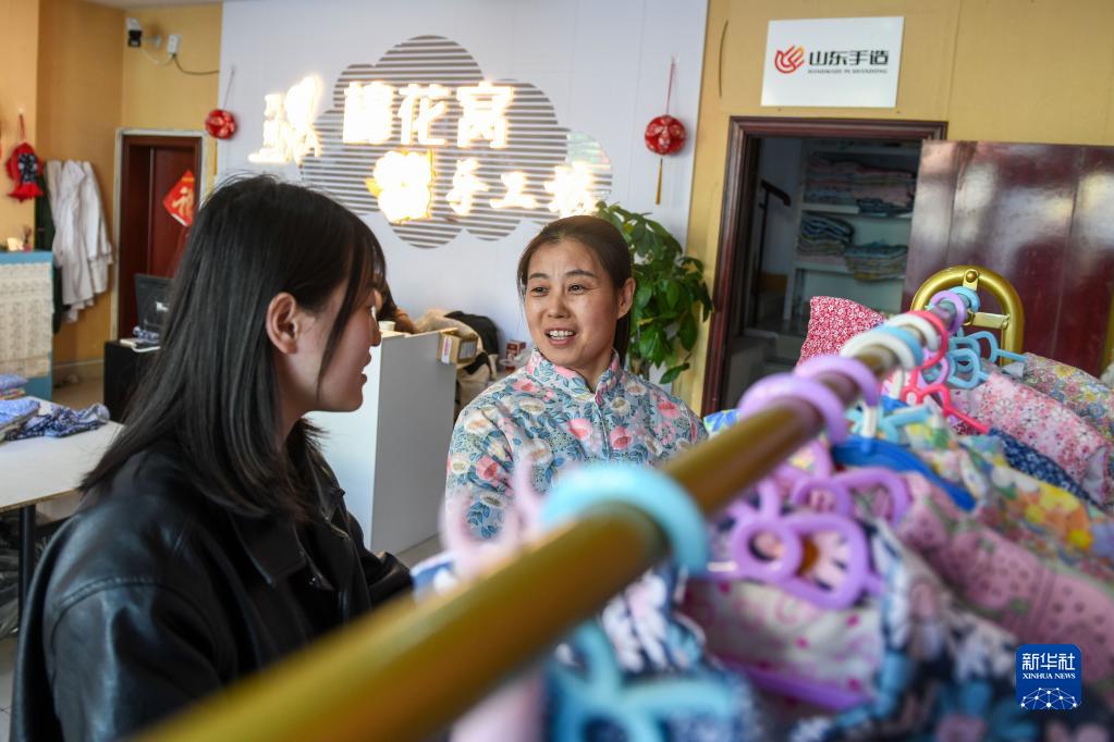 山东沂源：特色手工助力山区妇女创富增收