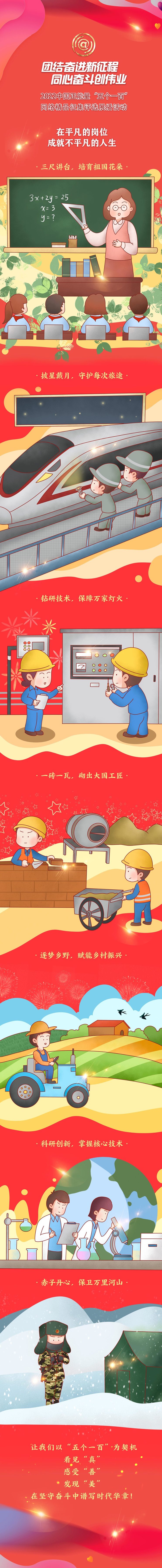 手绘漫画｜“五个一百”：在坚守奋斗中谱写时代华章