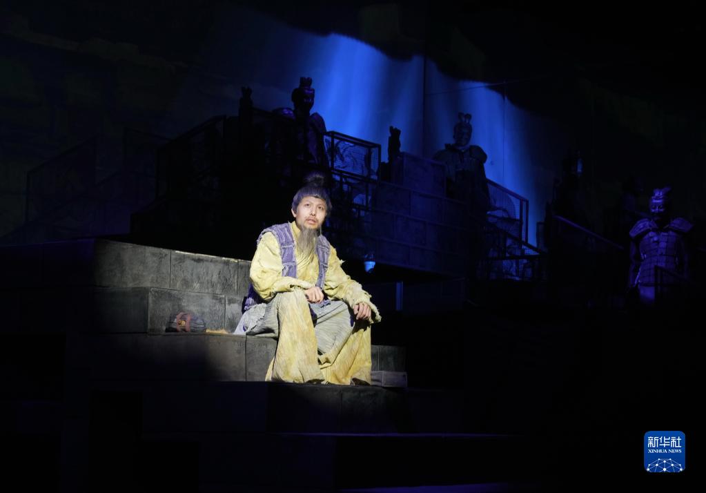 河北山海关：大型室内史诗演出——《长城》排演