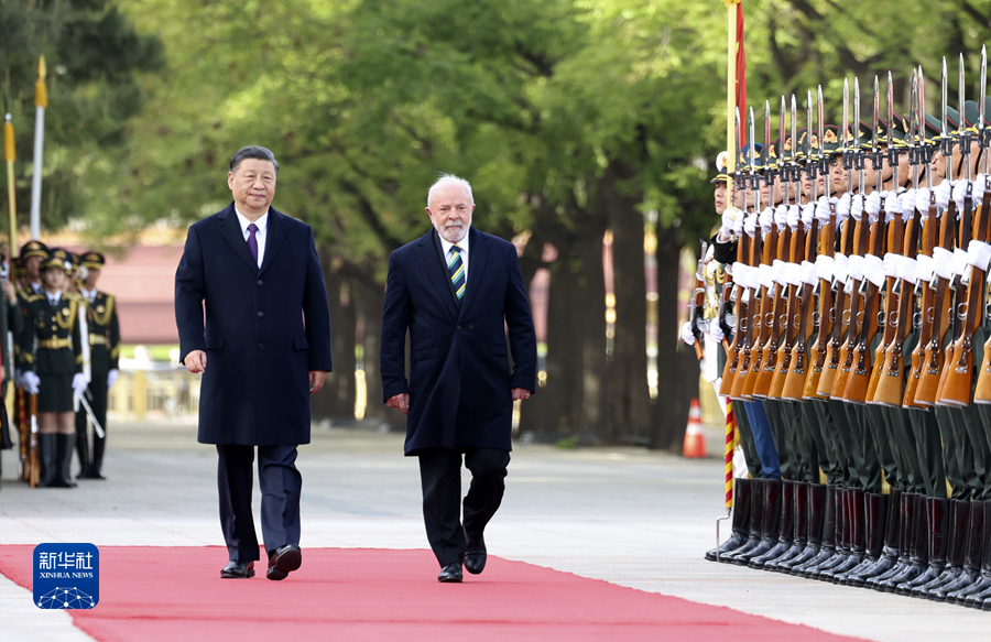 习近平同巴西总统卢拉举行会谈