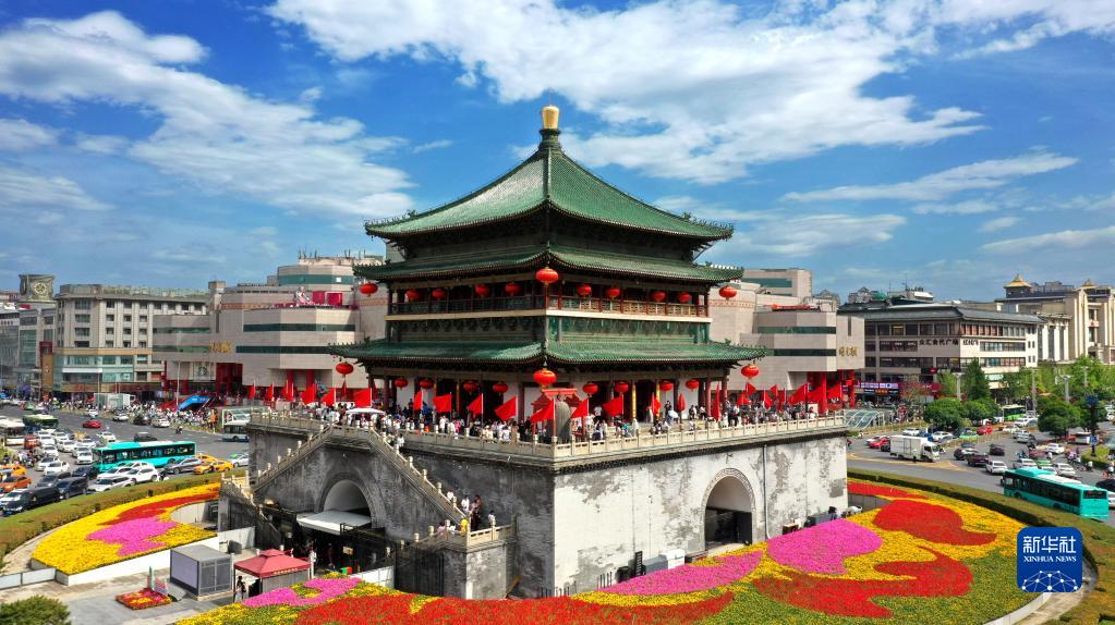 天空之眼瞰古都西安