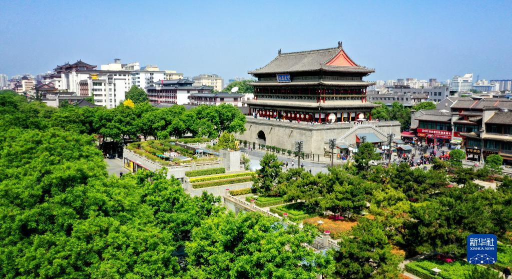 天空之眼瞰古都西安