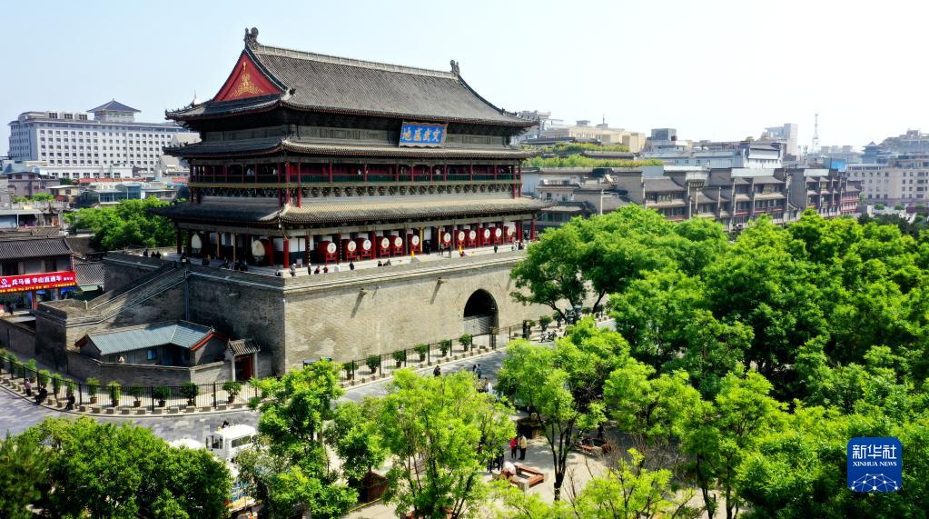天空之眼瞰古都西安