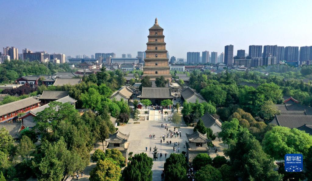 天空之眼瞰古都西安