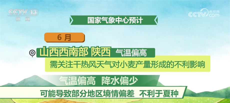 今年夏收夏种期间 大部分时段天气条件总体较好
