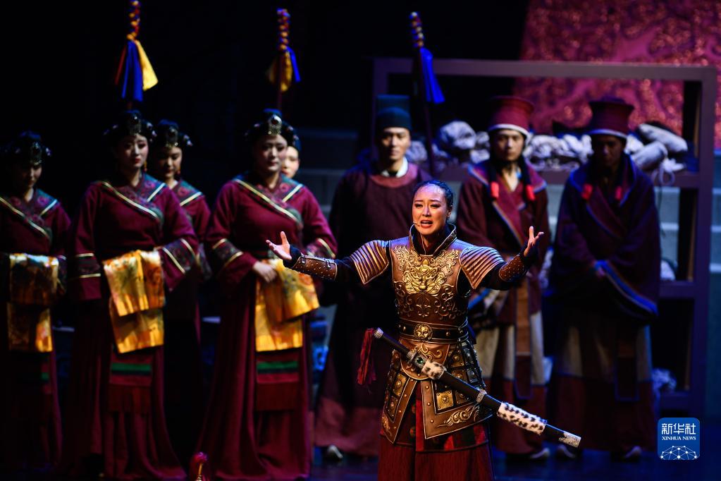 大型藏戏《金城公主》在青海西宁首演