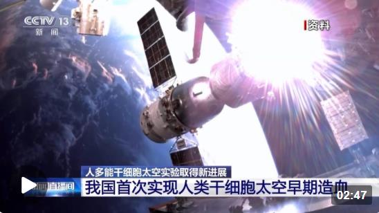 我国首次实现人类干细胞太空早期造血！细节图来了