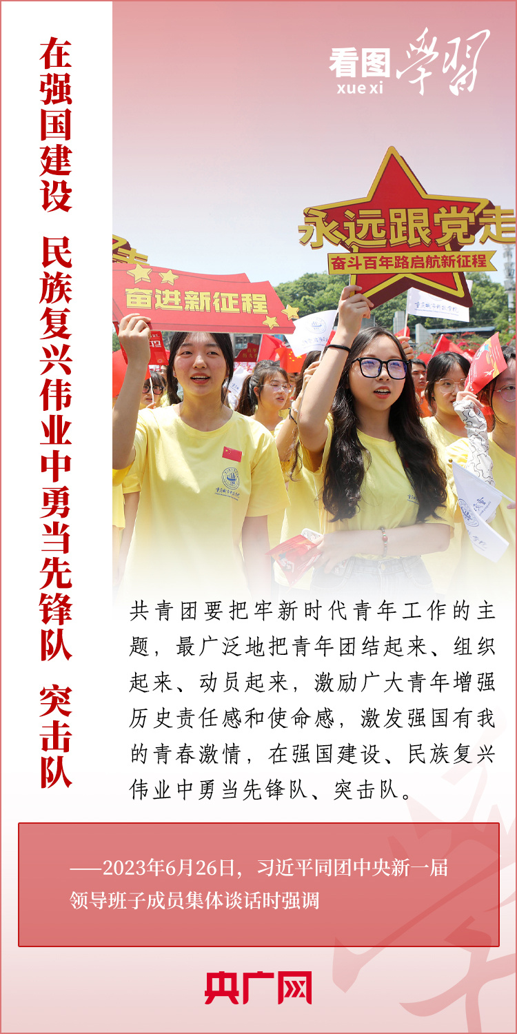 看图学习丨党和国家事业的希望寄托在青年身上