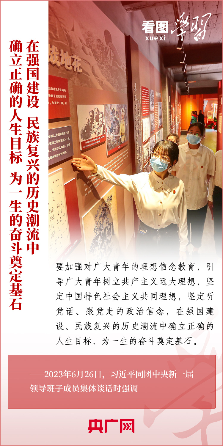 看图学习丨党和国家事业的希望寄托在青年身上