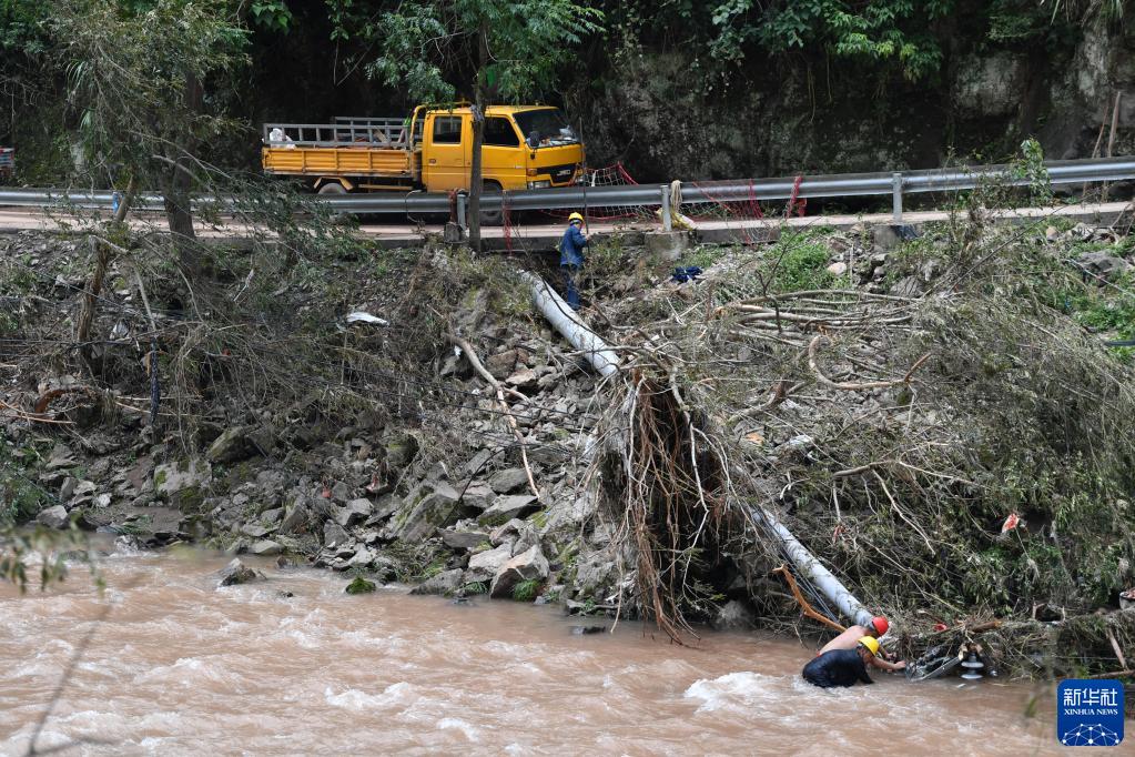 湖南湘西：强降雨过后抢险救灾