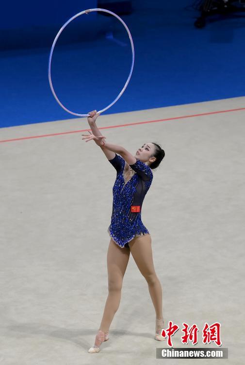（成都大运会）大运会艺术体操开赛 中国队集体全能决赛第一轮暂列第一