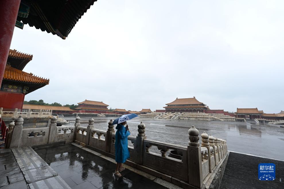 故宫600年排水系统抵御暴雨袭击