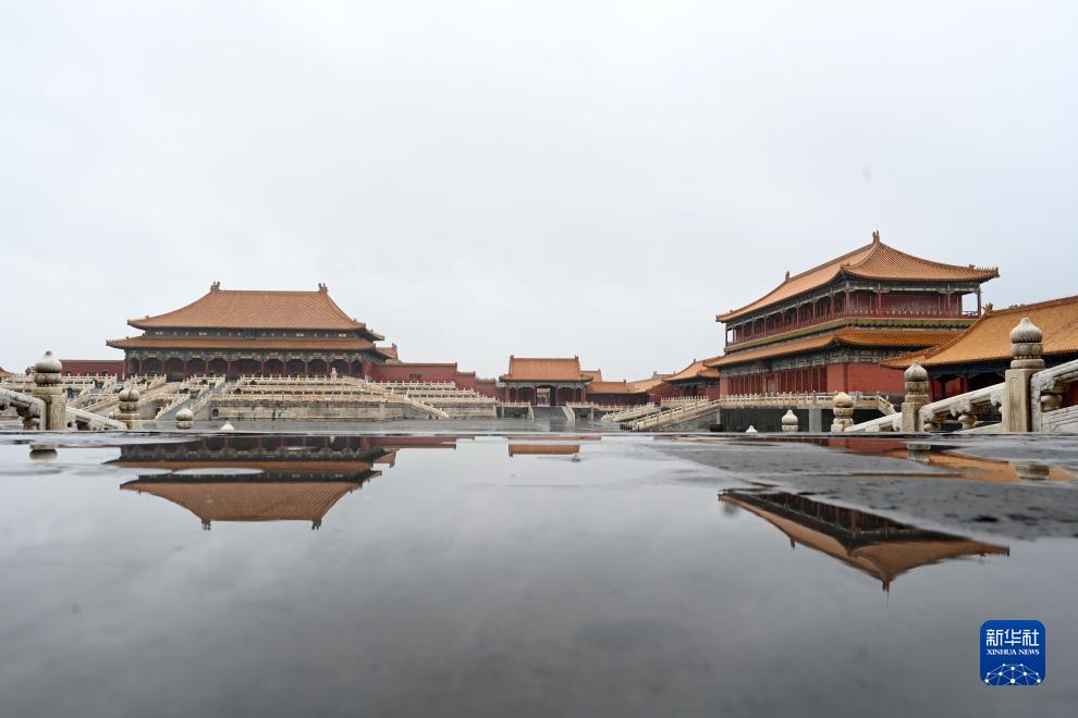 故宫600年排水系统抵御暴雨袭击